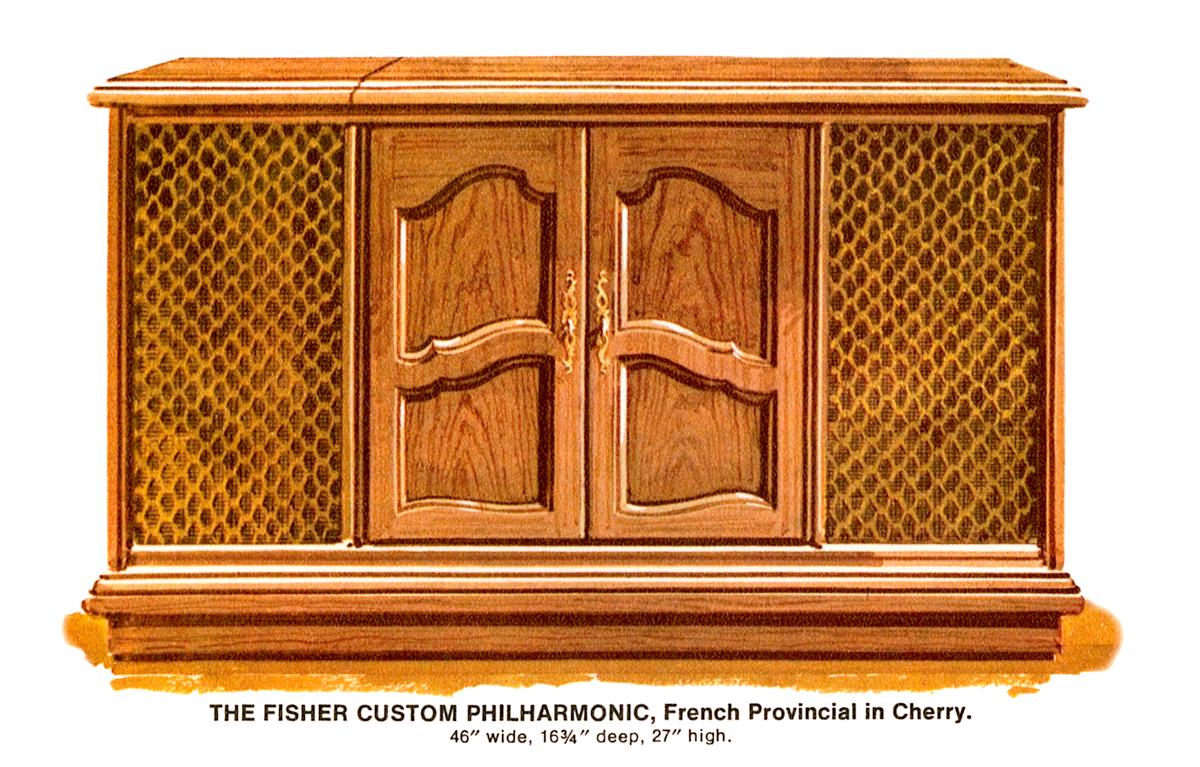 1967 Fisher P-292-FP Philharmonic French Provincial Console